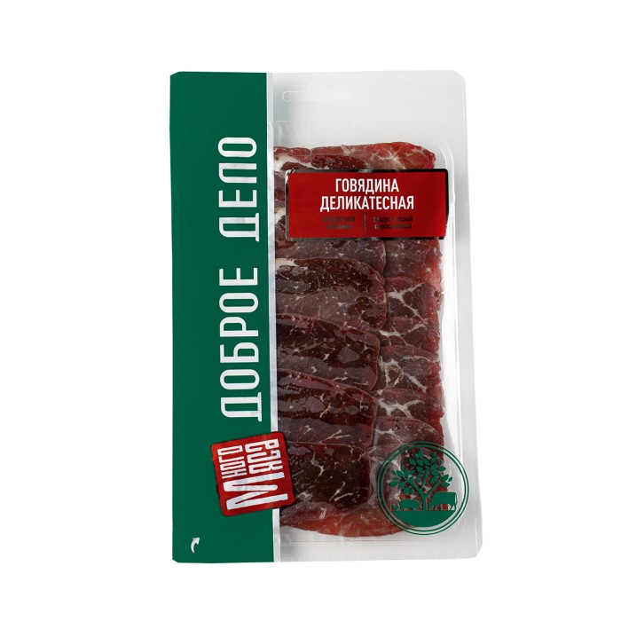 Деликатесная нарезка говядина «Деликатесная» 1